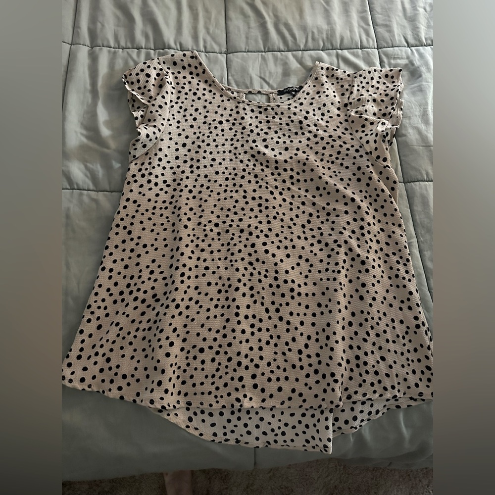 Polka dot blouse size M
